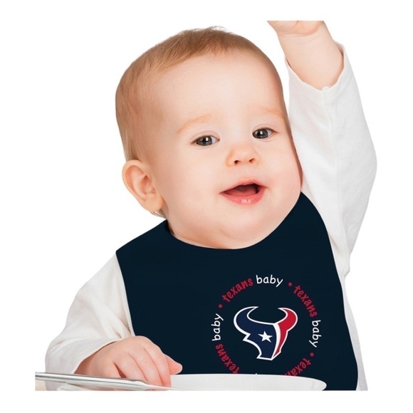 Baby Fanatic NFL Texans Baby Bib Pack OS - Picture 1 of 8